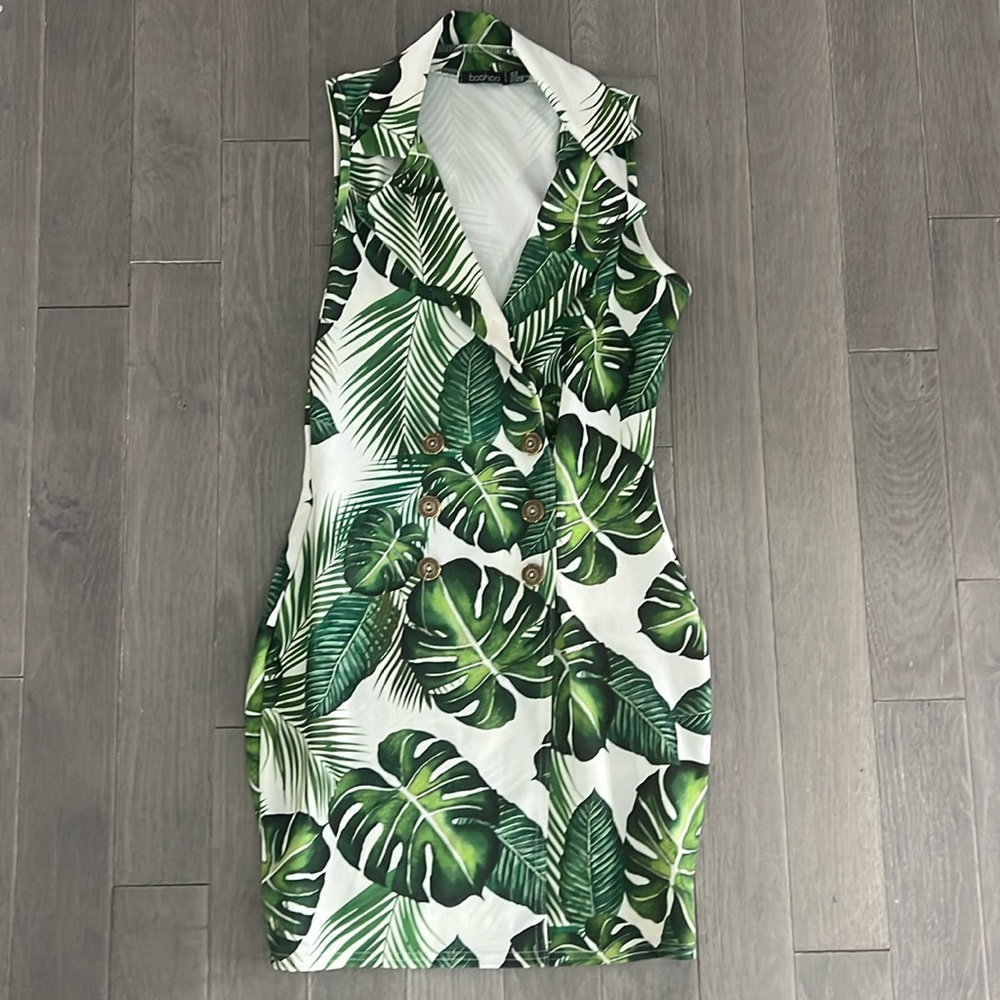 Cute tropical blazer like dress